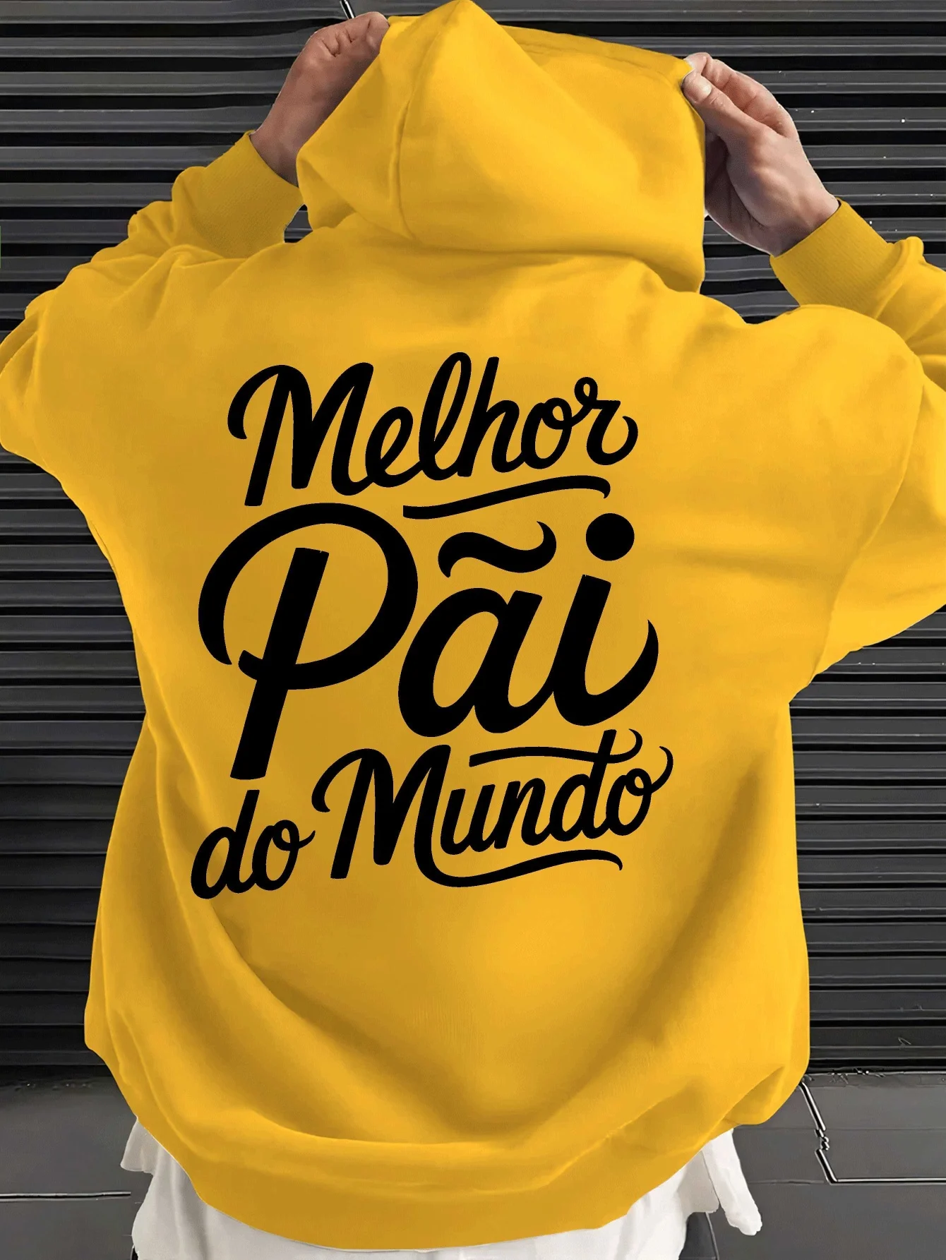 Best-selling New Trend Street Style Print Men Hooded Sweatshirt Autumn Winter Daily Outdoor Sports Build Fitness Leisure Warm