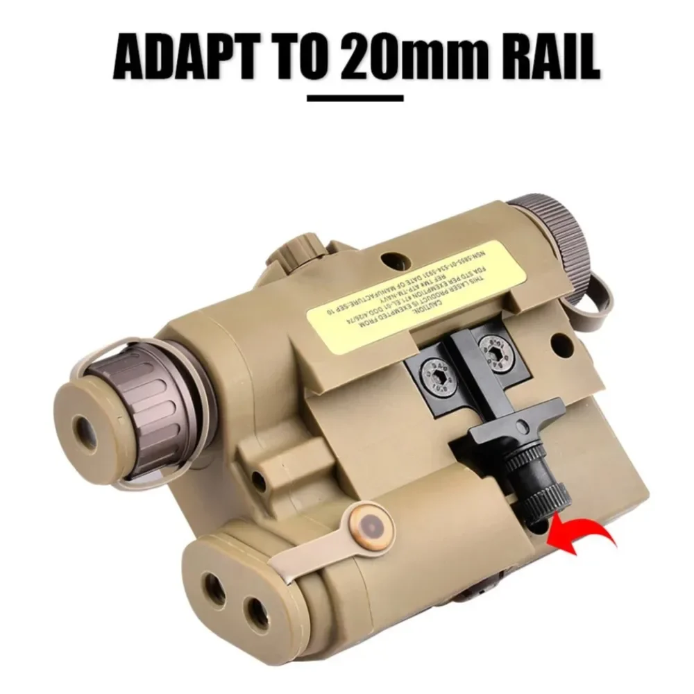 PEQ 15 التكتيكية الأحمر الأخضر نقطة مصباح ليد جيب سلاح كشاف ضوء مع مفتاح التحكم المزدوج ل 20 مللي متر Picatinny السكك الحديدية AR15 M4