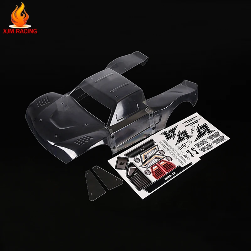 Plastic Transparent Car Shell Body with Stickers Set for 1/5 LOSI 5IVE-T ROFUN ROVAN LT KINGMOTOR X2 DDT FID RACING RC CAR PARTS