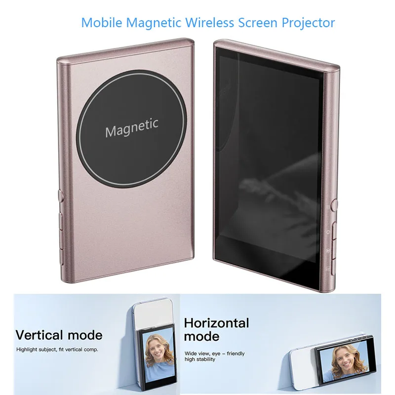 

Phone Wireless Magnetic Selfie Rear Camera Monitor Screen for Phone Lens Smartphone Selfie Vlog Live Stream Video Recording