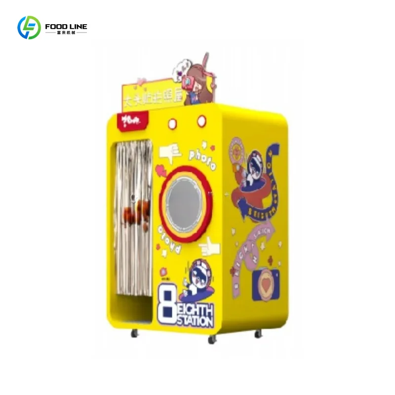 Customized Self Service Photo Booth Selfie Machine Instant Photo Printing Vending Machine With Printer