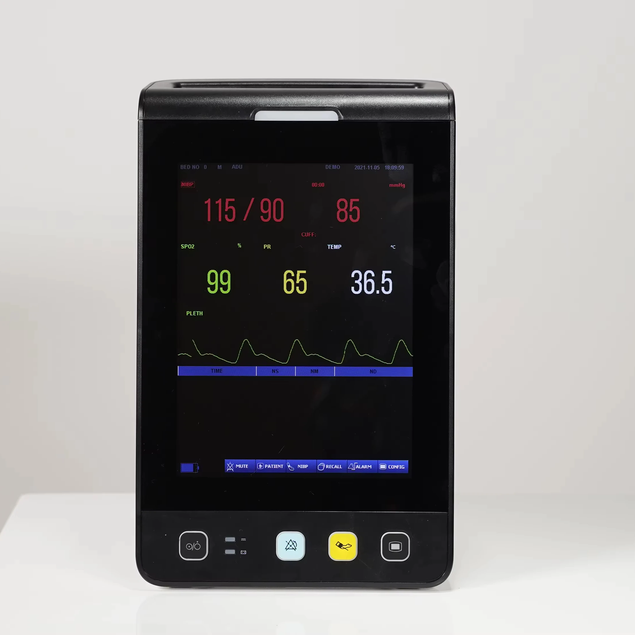 Portable Ultra-Thin TFT Color Display Patient Multi-Parameter Vital Veterinary