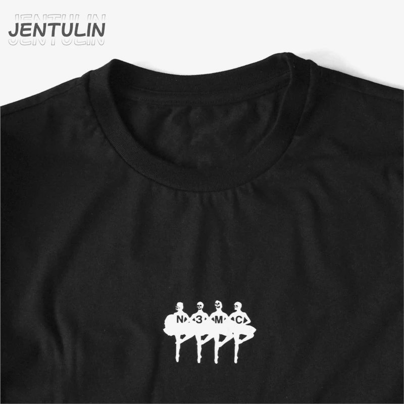 Harajuku الشارع الشهير الرجال التي شيرت بحيرة البجع الجرافيك إلكتروني طباعة المتضخم الهيب هوب Y2k الكورية القوطي ملابس قصيرة الأكمام ريترو