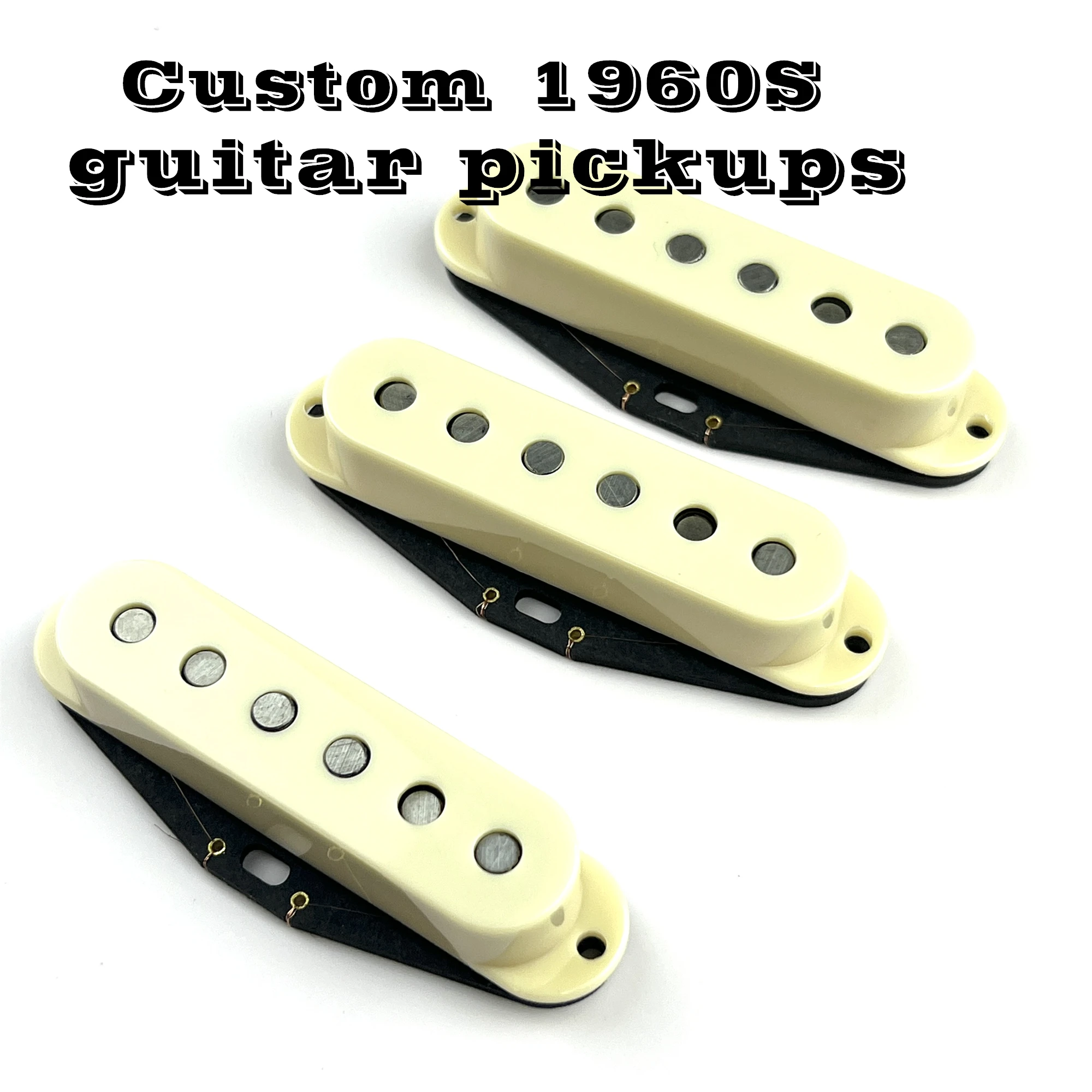 

Custom 1960s Strat Style Pickup Set – Vintage Alnico 5 Single Coil for Electric Guitar