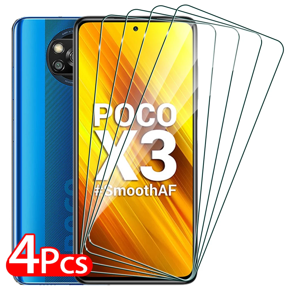 4PCS Tempered Glass…