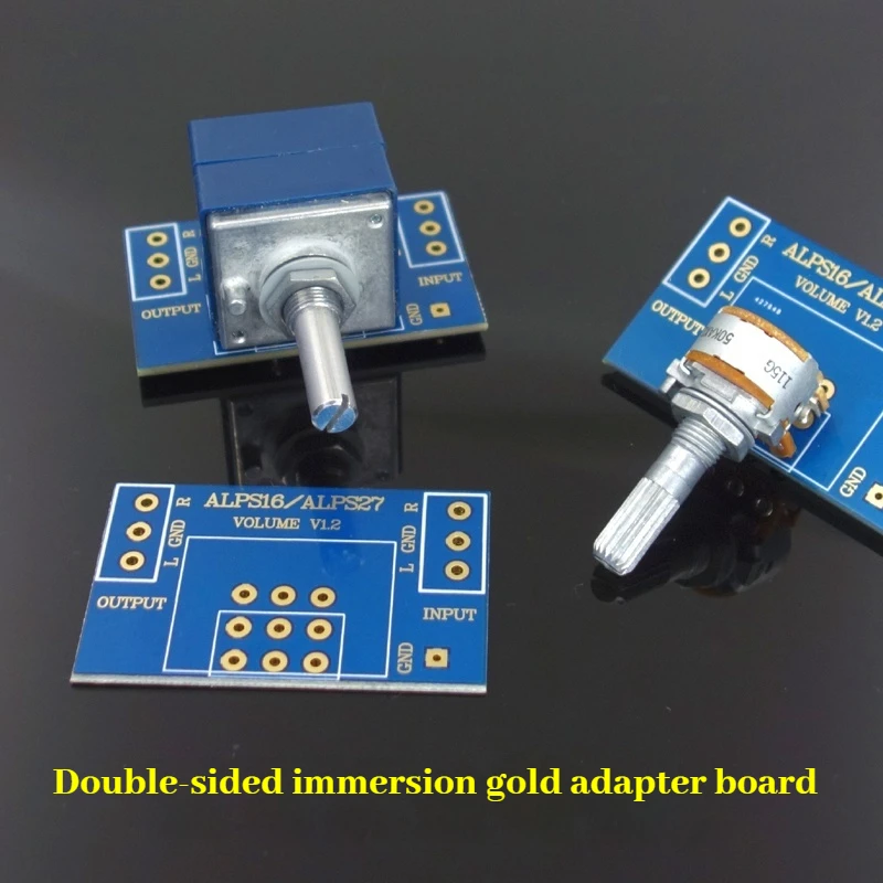 

Double-sided immersion gold shielded universal potentiometer board double-sided compatible with ALPS16 ALPS27