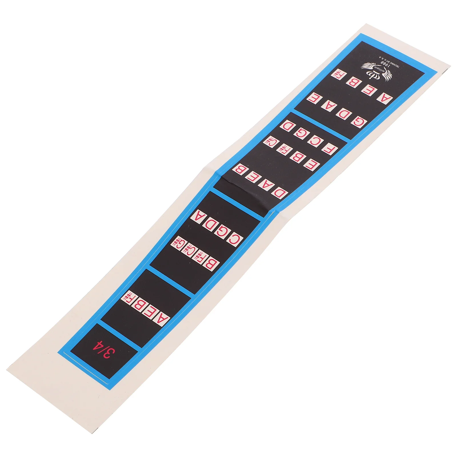 

Violin Fiddle Intonation Stickers Fret Marker Labels Chart - 3/4 Violin Fingerboard Sticker Violin Finger Guide