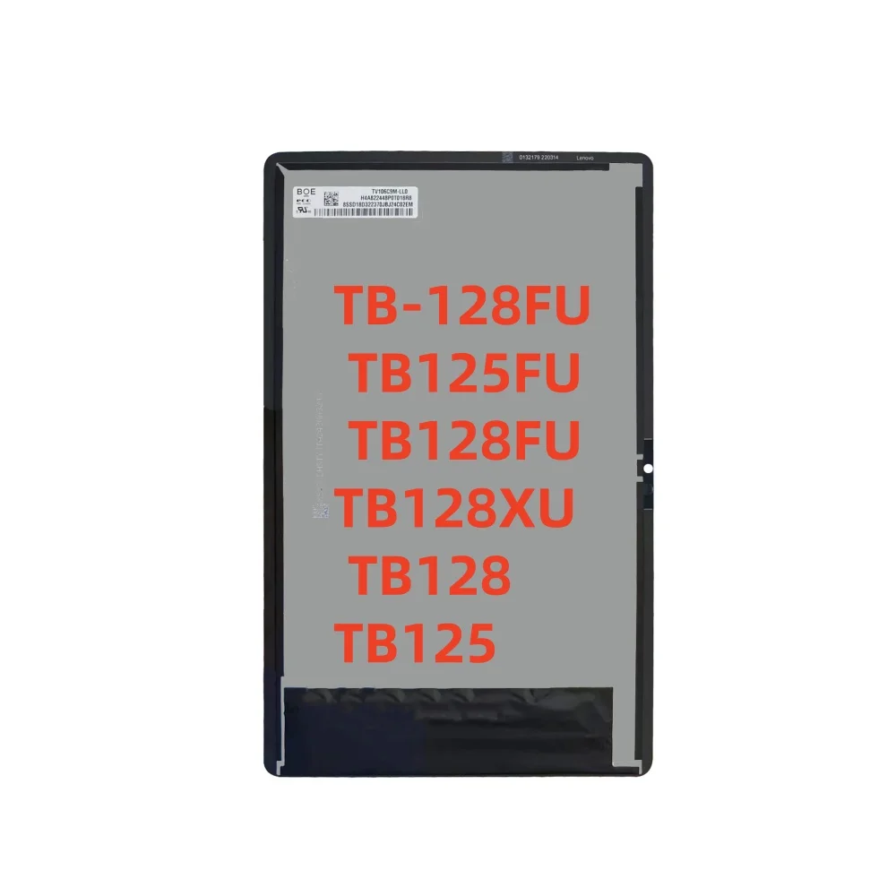 Imagem -02 - Display Lcd para Lenovo Tab M10 Plus 3a Geração Tb128 Tb125fu Tb128fu Tb128xu Tela de Toque Digitador Assembléia Substituir 10.6 Novo