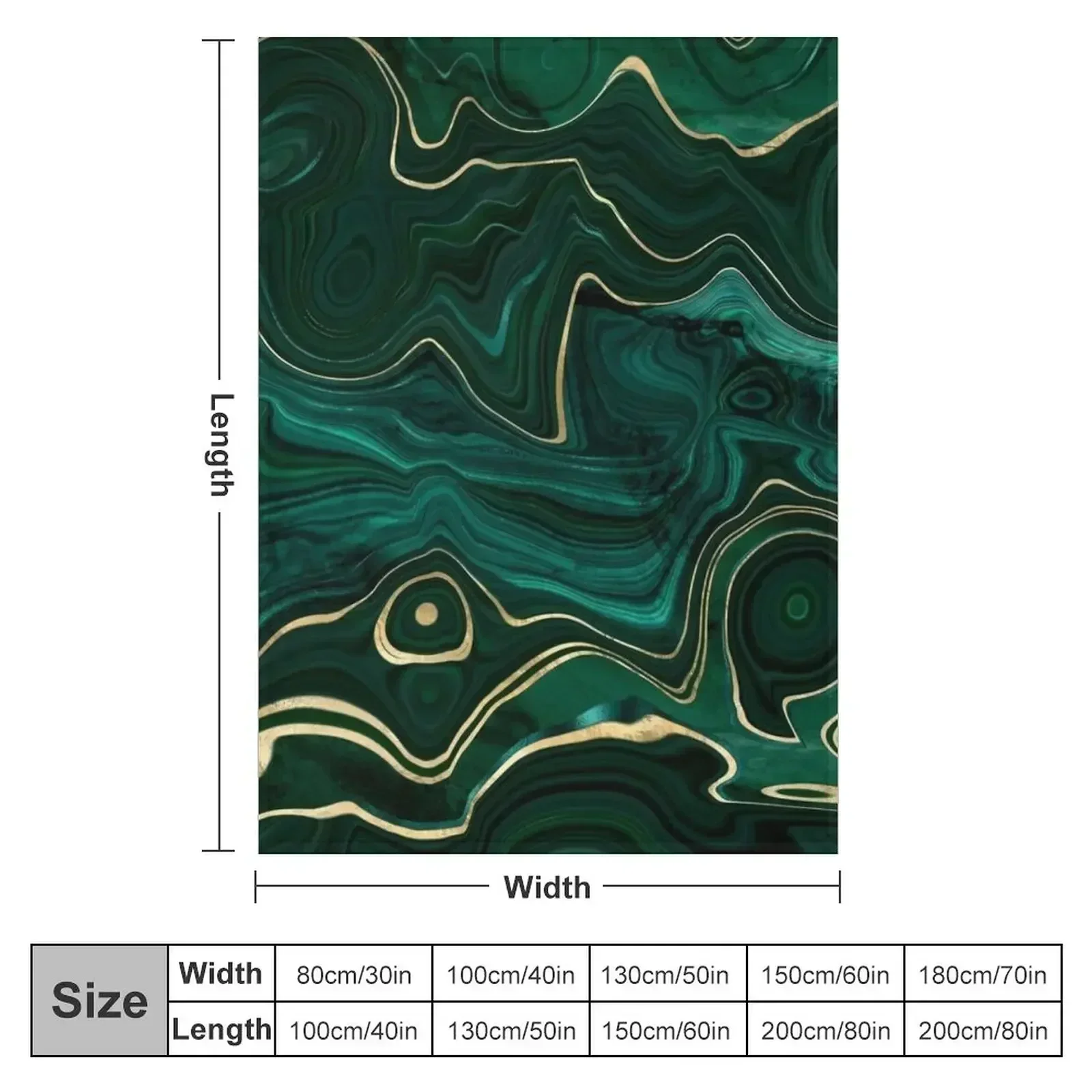 Faux Malachite Marble Texture With Gold Veins I Throw Blanket Designers Extra Large Throw Large Plaid Blankets