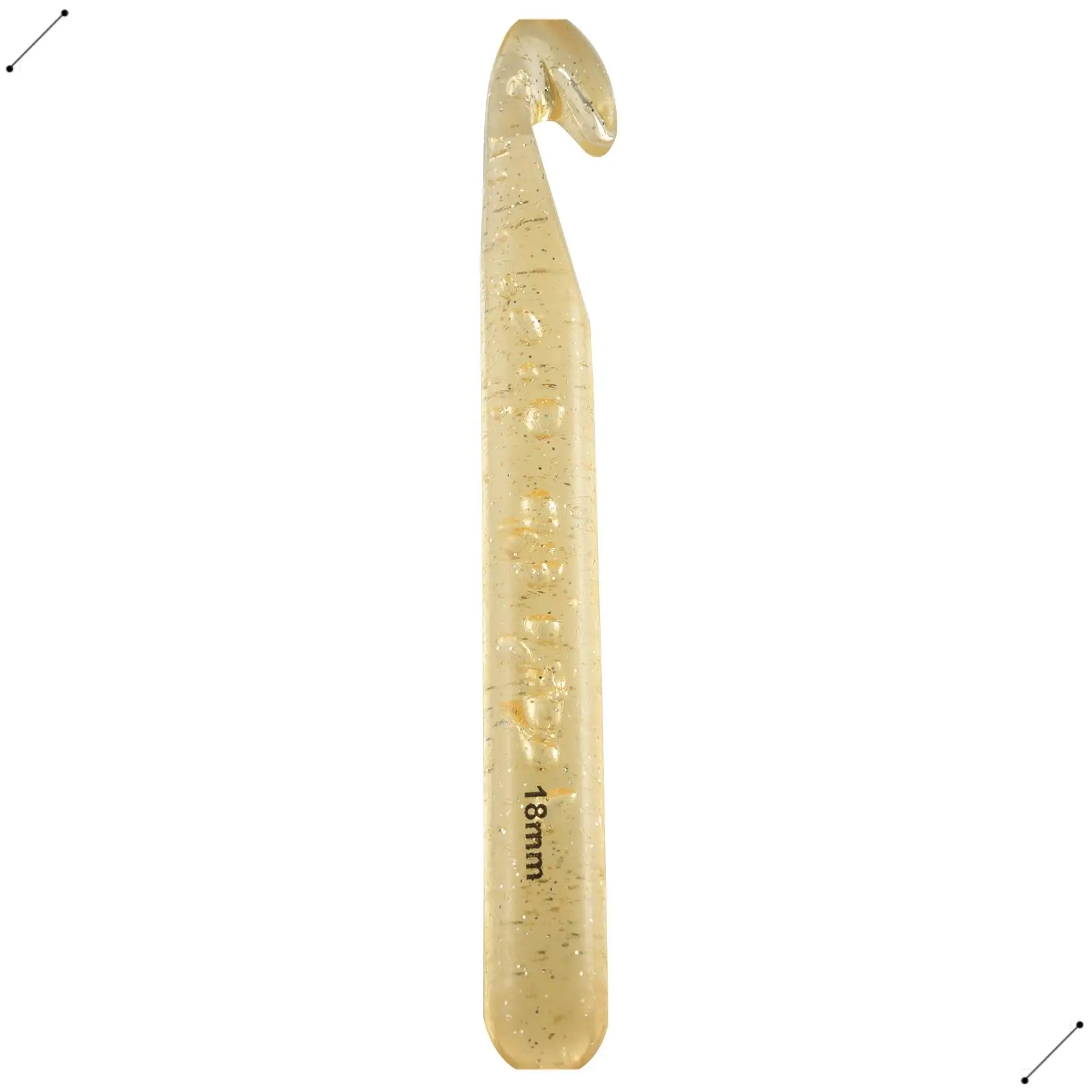 5Pcs 12Mm/15Mm/18Mm/20Mm/25Mm Huge Crochet Hooks Set Plastic Knitting Needles Kit DIY Yarn Sewing Craft Knitting Tool