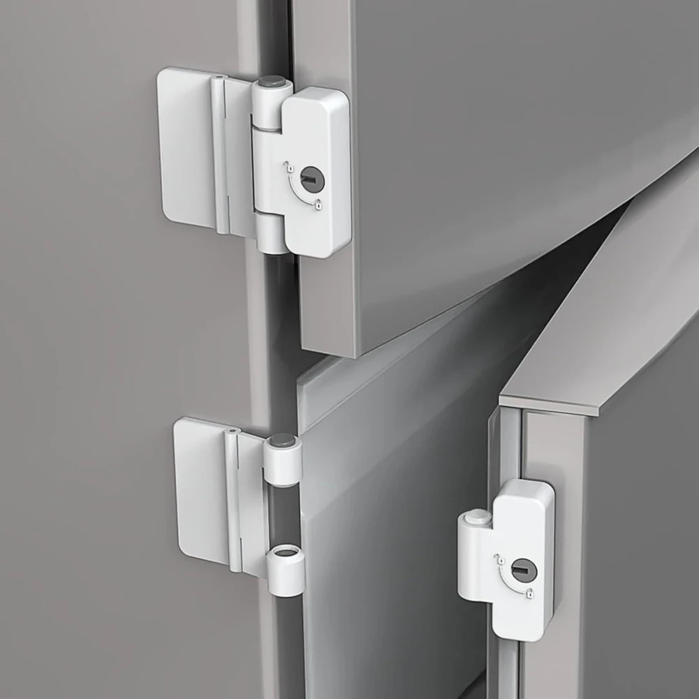 ABS مكافحة فتح الثلاجة قفل درج قفل بكلمة مرور متعددة الوظائف قفل خزانة خزانة قفل حماية 7.8*5.3 سنتيمتر كلمة المرور/مفتاح ​