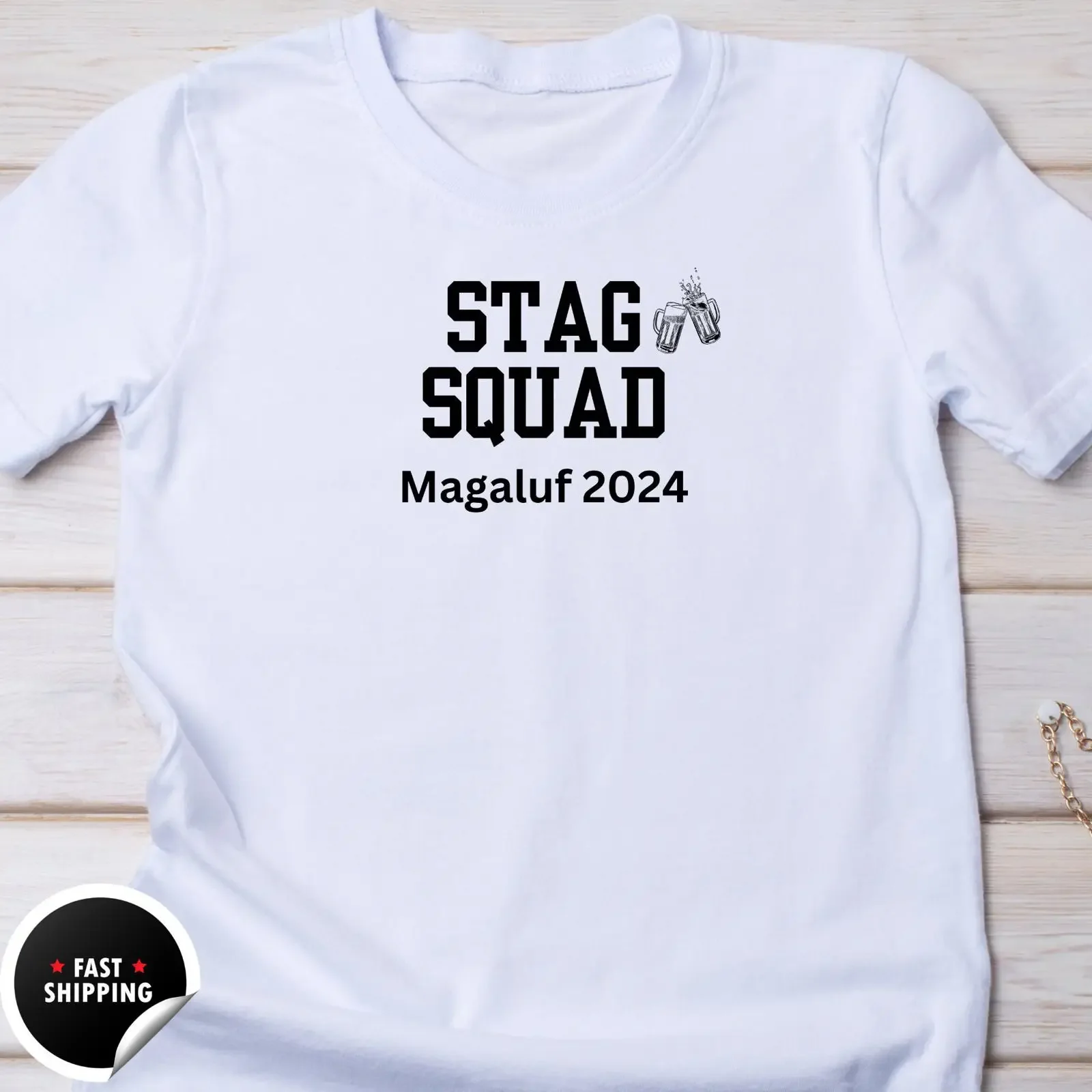 Персонализированная футболка Stag Squad, забавная винтажная футболка для вечеринок, унисекс, повседневная, эластичная, дизайнерская одежда, в стиле стритвир.