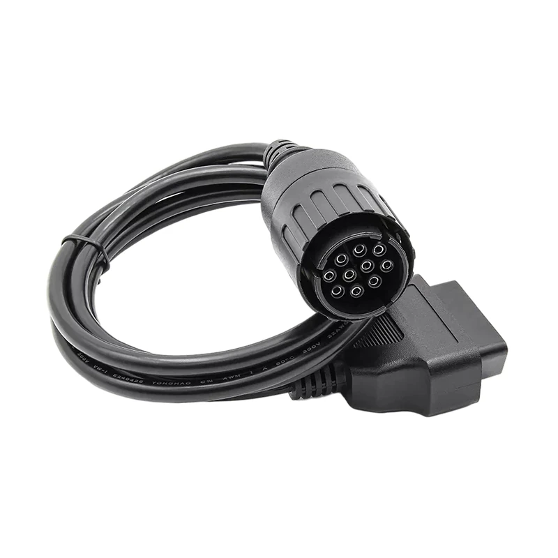 For BMW Motorcycles 10 Pin Adapter ICOM-D Cable For BMW 10Pin To 16Pin OBD2 Diagnostic Connector Motobikes OBD 2 Extension Cable