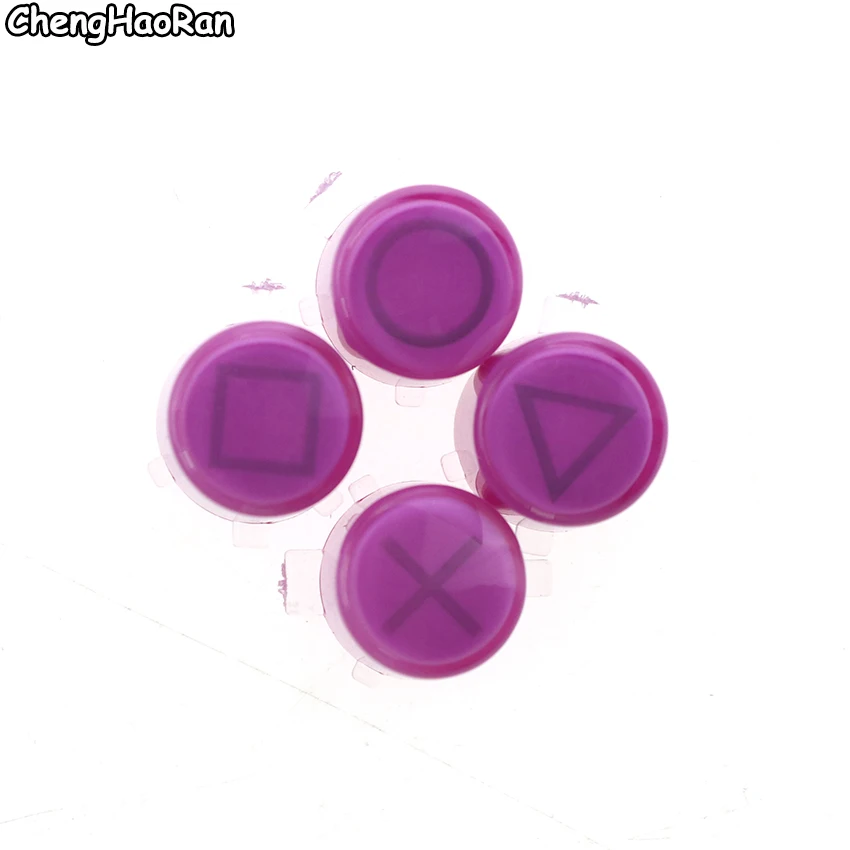 Chenghaoran 12 Kleuren Vervanging Plastic Kristallen Knoppen Abxy D Pad Driectie Sleutel Kit Voor Ps5 Controller Reparatie Onderdelen