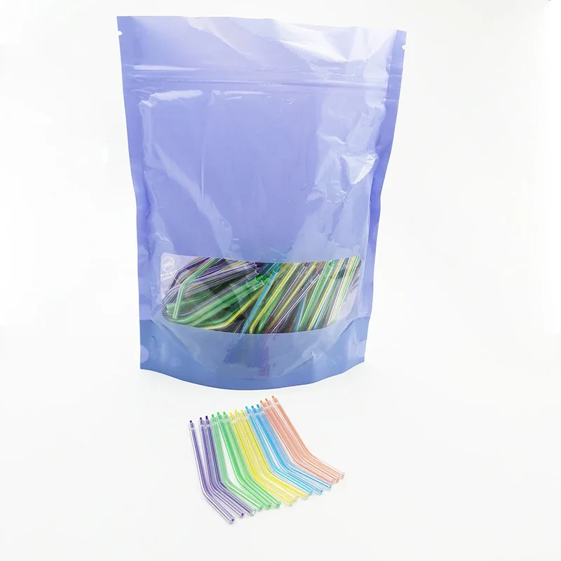 250Pcs Disposable Nozzle Gun Head Tip for Triple Air Water Syringe Dentist Lab Tool Transparent and Opaque