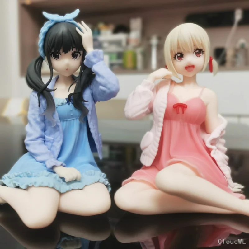 

Lycoris Recoil 13cm Inoue Takina Nishikigi Chisato Home Wear Anime Figure Modle Desktop Decoration Collectible Statue Toys