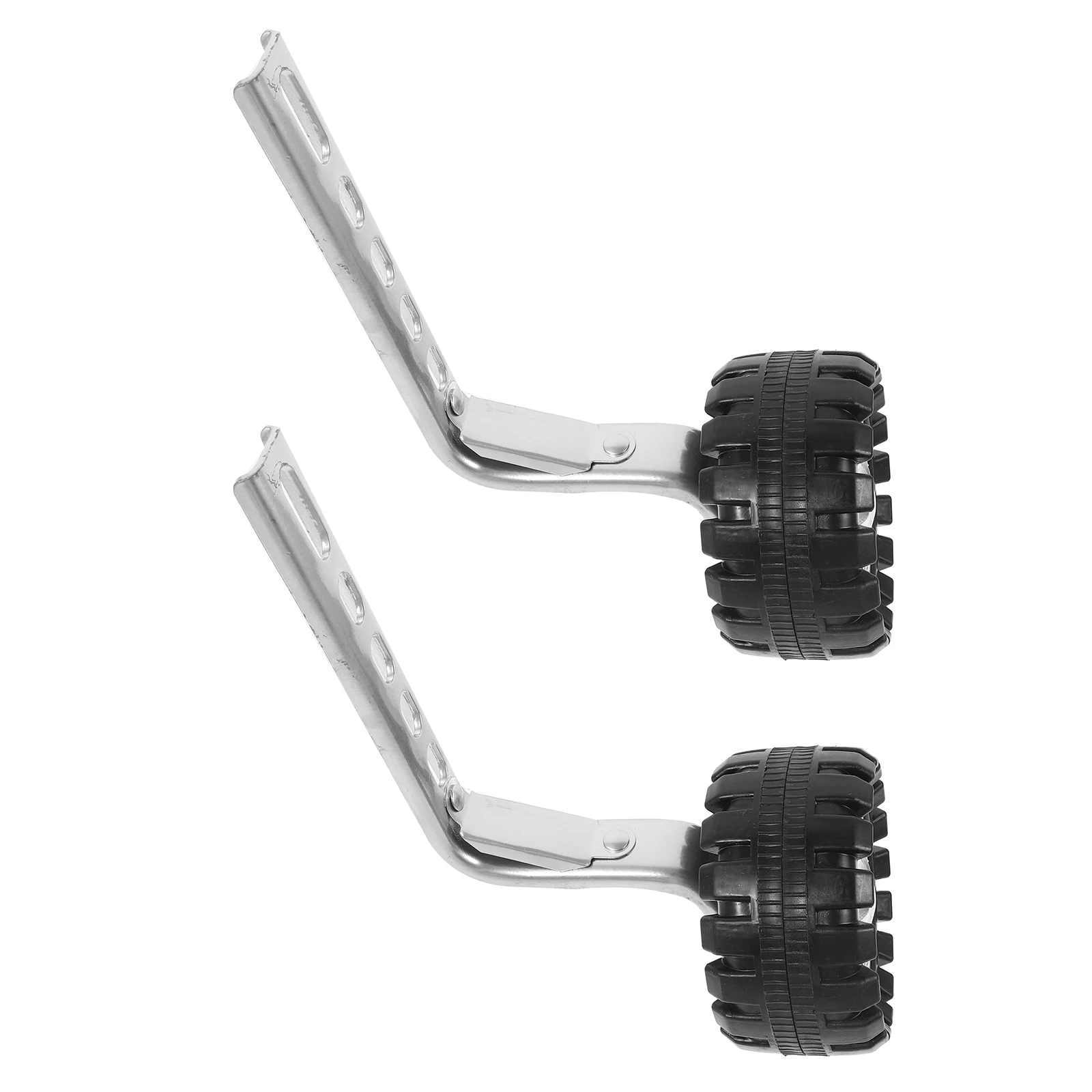 

Bike Auxiliary Wheels Stabilizer Training Wheels For s Bicycle Balance Support Easy Install Durable Silver Rack Included