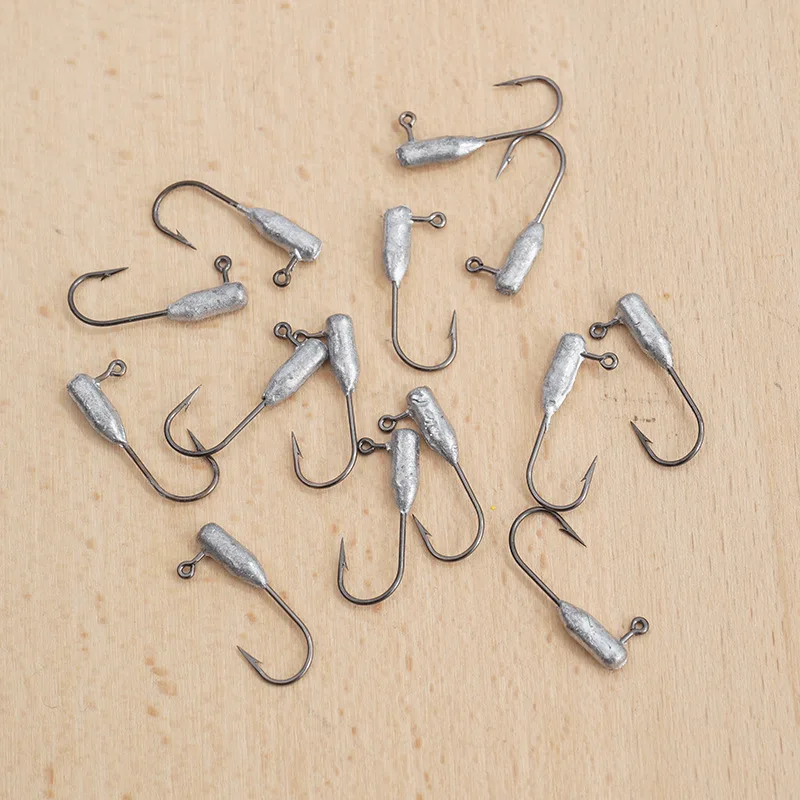 Japan Jigs 1g 2g 3.5g 5g Jig Head Professional Small Soft Lure Bait Texas Rig Fishing Hooks Lot 10 Pieces  SALE