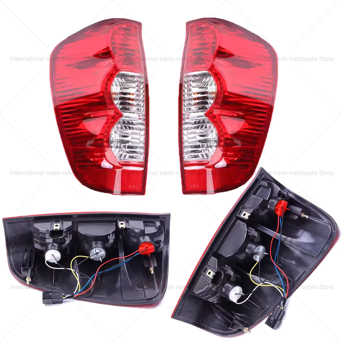 Car Rear Lower Bumper Tail Light Lamp Taillight Assembly 4133400-P00 For Great Wall Wingle 3 Wingle 5 V240 V200 European Version