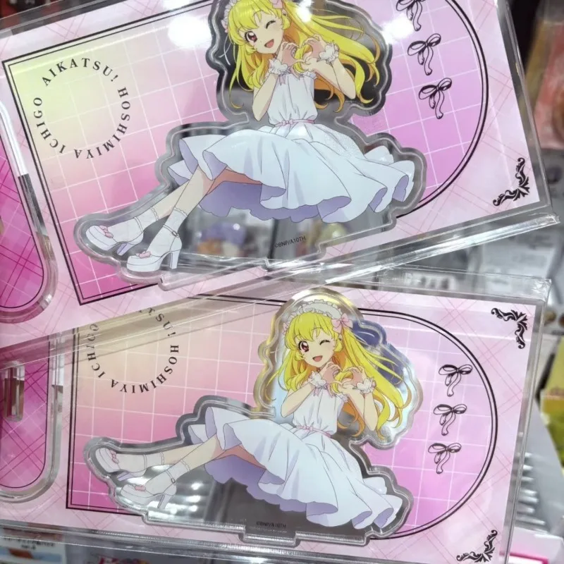 Aikatsu أنيمي دمى أشكال الاكريليك حامل Todo Erika شخصية الحلي لمكتب أفضل صديق هدية عيد ميلاد لعبة أنيمي رائعة #2