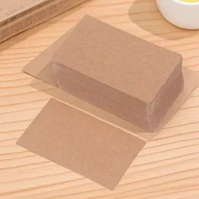 

100 шт. винтажных крафтовых блокнотов для заметок, двусторонние карточки для сообщений, DIY-этикетки для свадебных подарков, сувениры для вечеринок, винтажные блокноты для записей