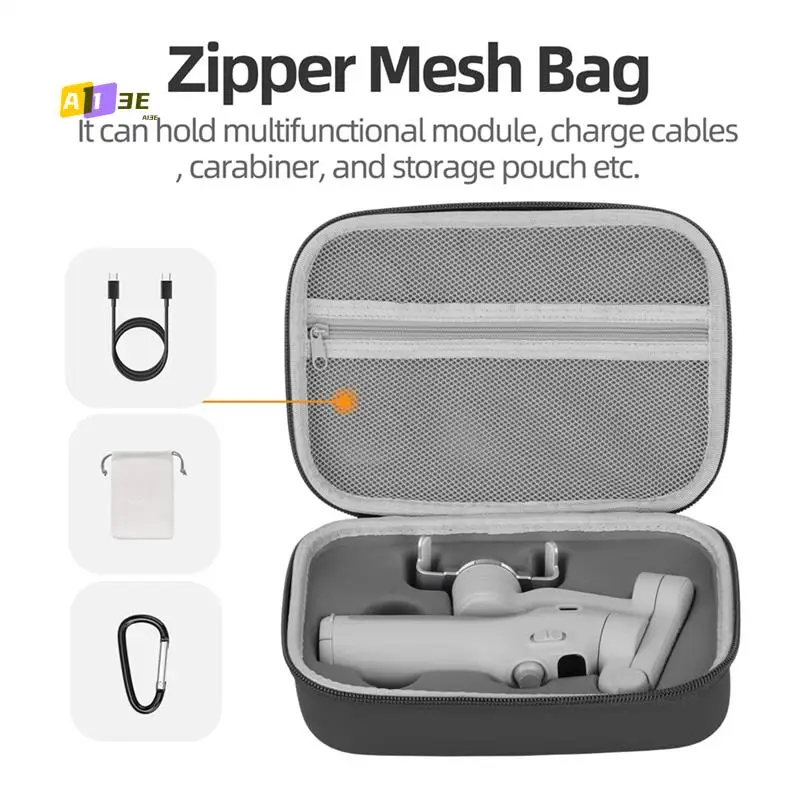 

A13E-For DJI Osmo Mobile 7 Storage Bag Portable Protective Case Mobile Phone Gimbal Carrying Case For Osmo Mobile 7