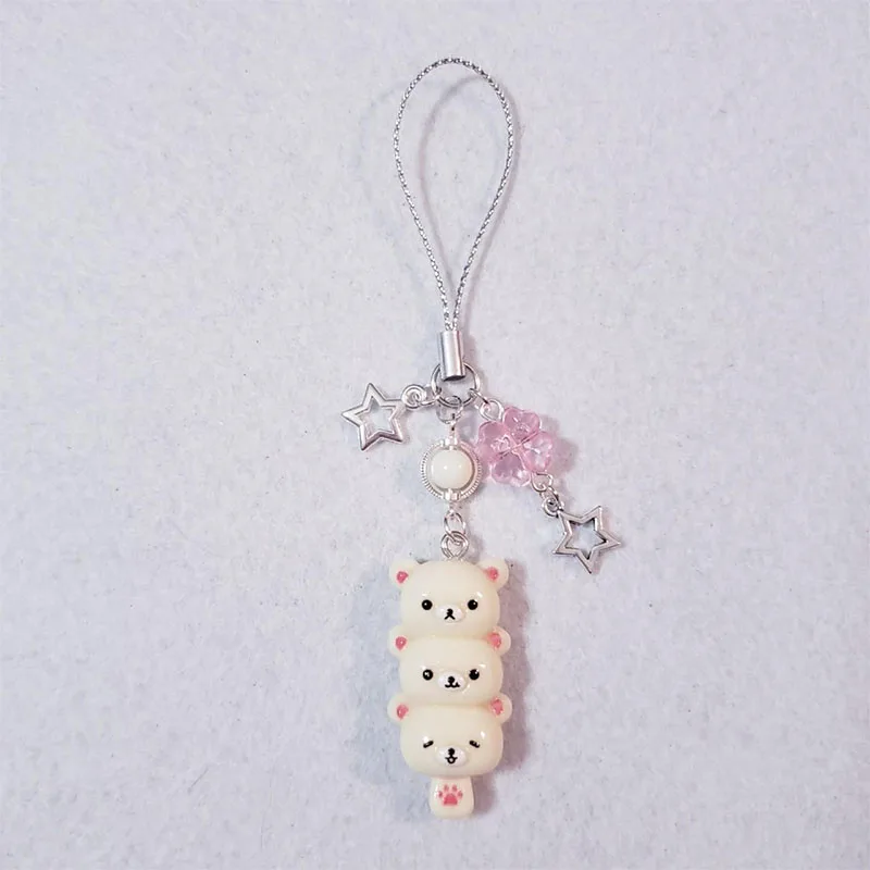 Подвеска для телефона Korilakkuma Dango Y2k, ручная работа