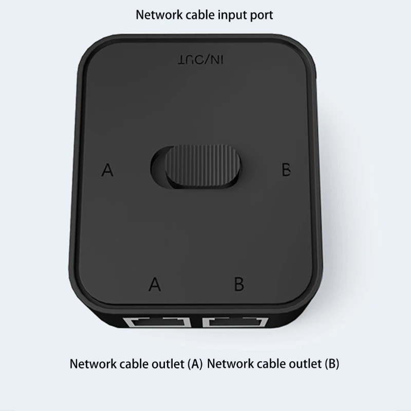 Manual Switcher 2 In 1 Out/1 In 2 Out RJ45 Freely