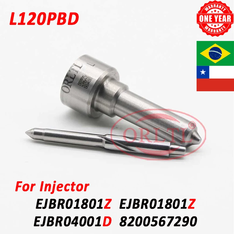 ORLTL جديد L120PBD حاقن قضيبي مشترك فوهة L120PRD وقود الديزل L 120 PRD لرينو EJBR01801Z EJBR01801A EJBR04001D