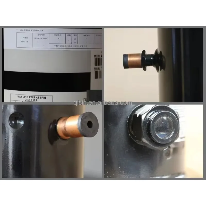 ZX30KCE-TFD-524 Hermetic Scroll Compressor Low-Temperature Refrigeration & Air Conditioning Compressor for Copeland