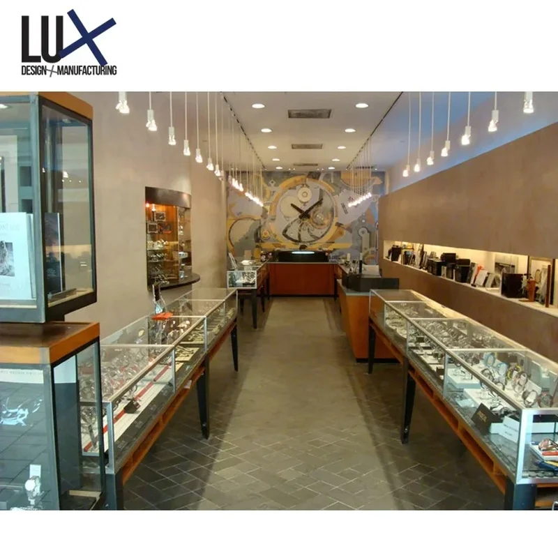 custom.Design Tailor-Made Commercial Sectional Display Cabinet Custom Options (Metal/Wood/Glass/Acrylic/Stone) Re