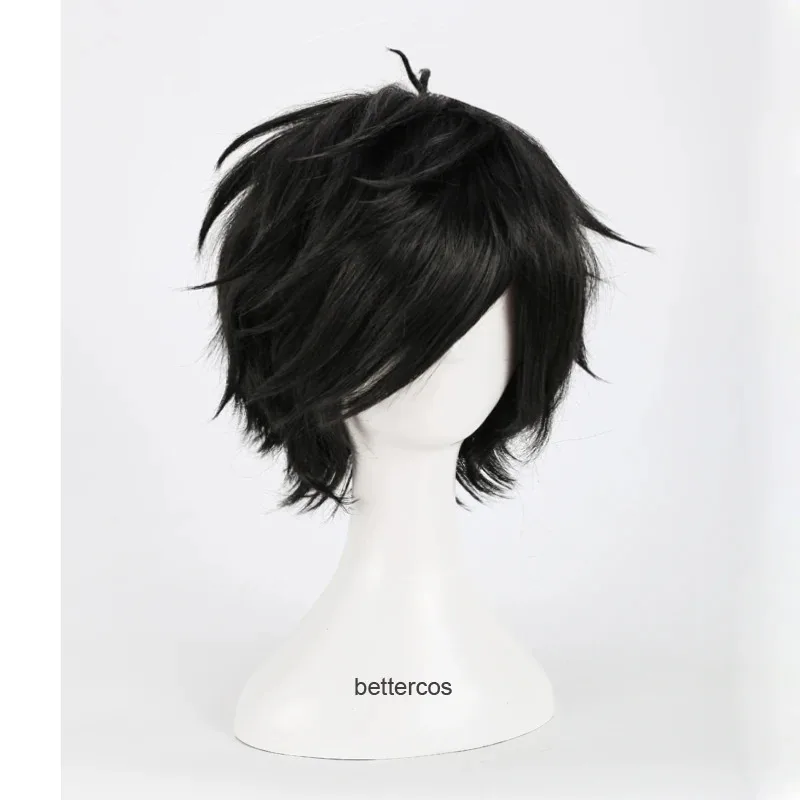 NewHigh Quality Matsuno Wig Osomatsu San Wigs Short Black Tilt Up Heat Resistant Sythentic Hair Cosplay Wig2025
