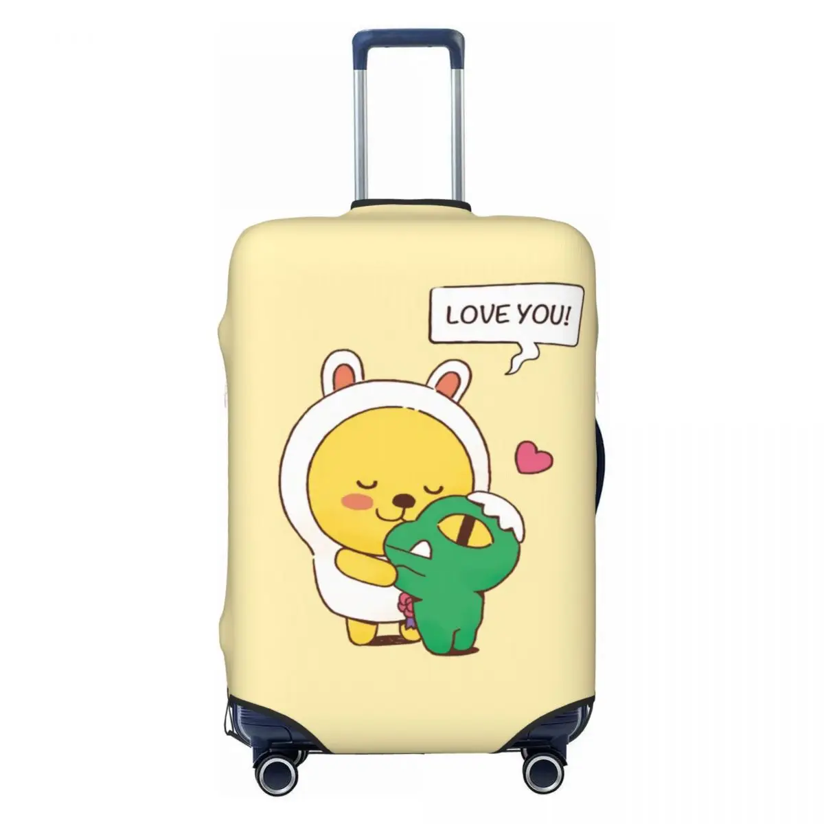 

Custom K-Kakaoed Muzi Con Travel Luggage Cover Elastic Suitcase Cover Protector Fit 18-32 Inch