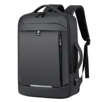 17 Inch Business Laptop Backpack Waterproof Notebook For Men School Book Bag Expandable Multifunction USB Charging Man Backpacks