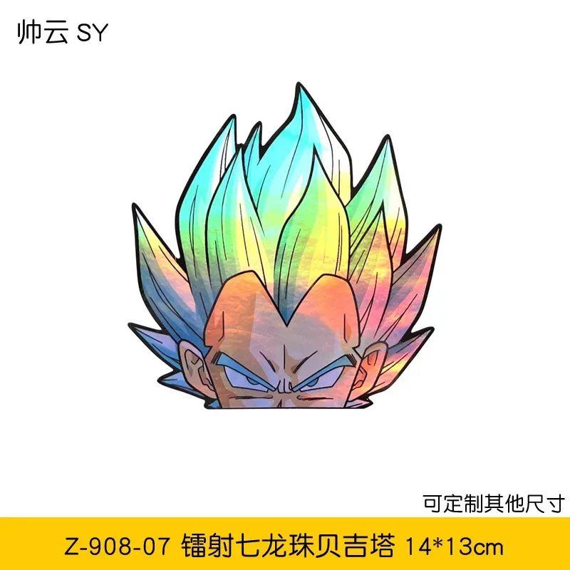 Dragon Ball Super/GT/Z stickers Vegeta car stickers creative anime motorcycle stickers black Goku creative body scratch stickers