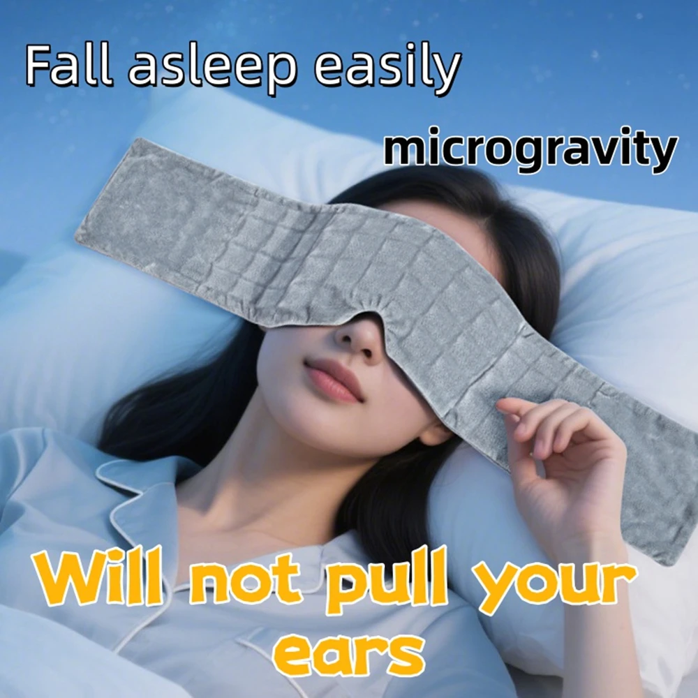 Couple-Style Gravity Shading Full-Ear Cover Design With Extremely Soft Sleep Mask. Free-Style Wearing Design. A Thoughtful Gift.