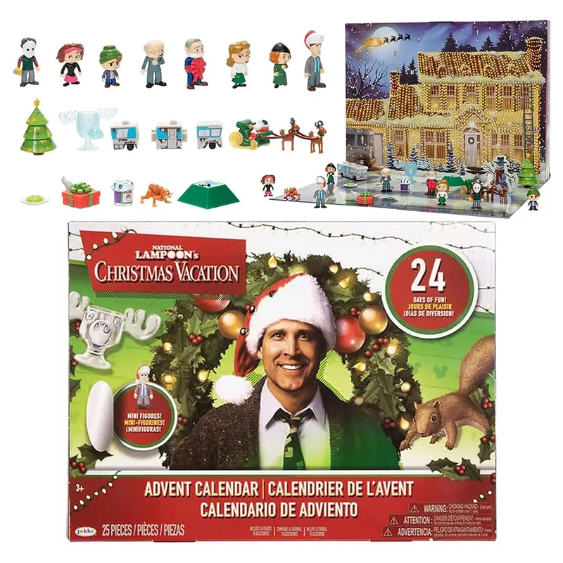 

2024 New 24 Day Christmas Vacation Advent Calendar Figures Model Christmas Advent Calendar Countdown Gift