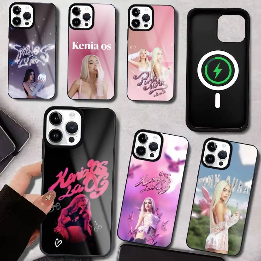 

Energetic Singer K-Kenia OS Phone Case For iPhone17,16,15,14,13,12,11 Plus,Pro Max Magnetic For Magsafe Wireless Charging