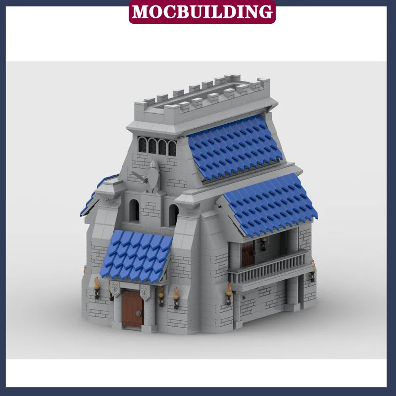 Medievale-Lord House modello MOC Building Block Assembly Castle Architecture Scene Collection regali giocattolo