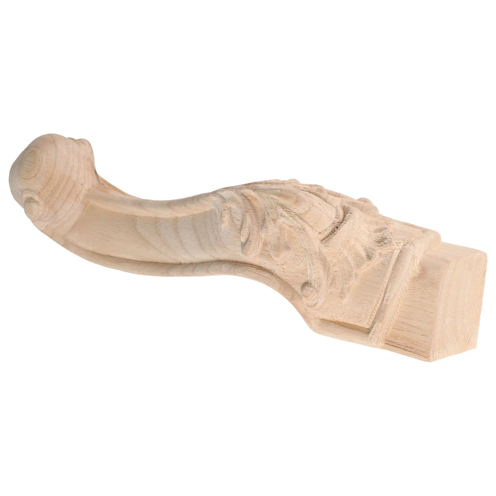 

Wooden Furniture Legs European Style Carving Cabinet Sofa Feet Replacement Table Leg Durable Rubber Wood Short Legs For