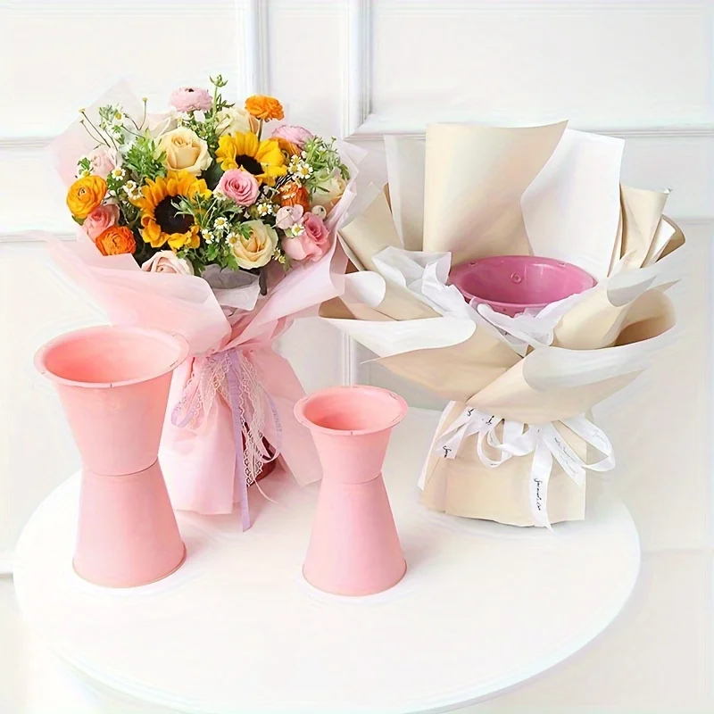 9pcs Waterproof Plastic Flower Arrangement Inserts Tool Vase Inserts Fresh Flowers Packaging Florist Flower Wrapping Fixing Base