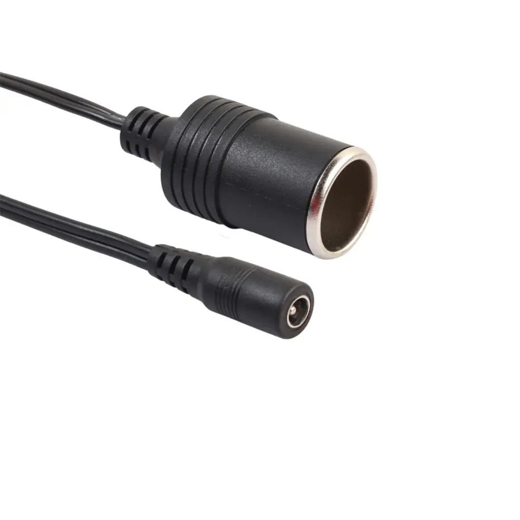 Female Cigarette Lighter Socket Plug Adapter Copper Core PVC Cable for Car Charger GPS Mobile Phone