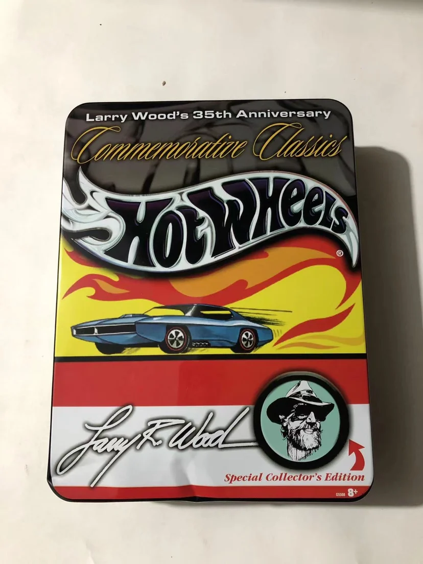 Hot Wheels 1:64 Iron box 20th Century Edition Larry Edition Hall of Fame A010 Collection Die cast alloy trolley model gift