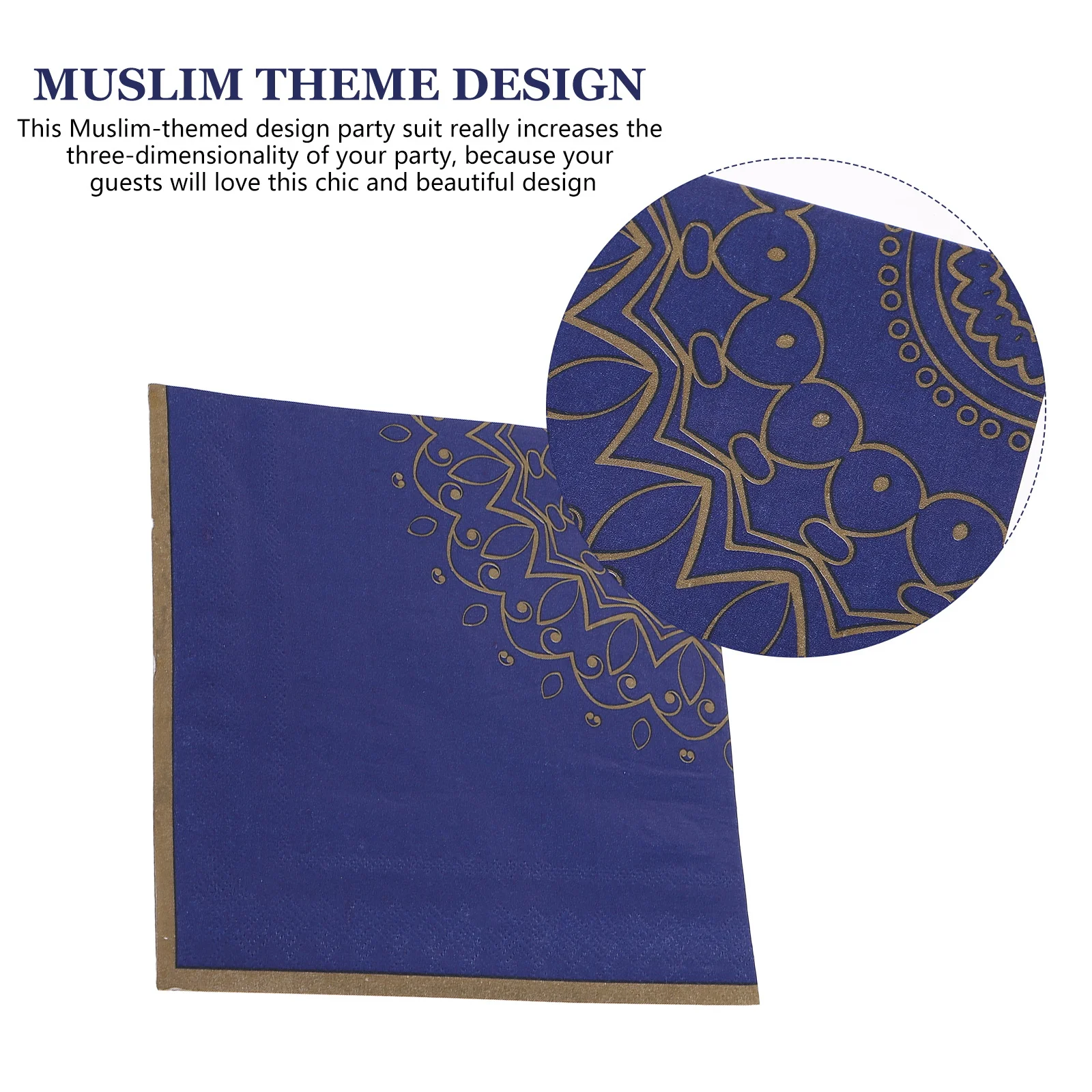 

1Set Disposable Dinnerware Eid Festival Party Paper Plates Cups Napkins Birthday Paper Dinnerware Disposable Tableware