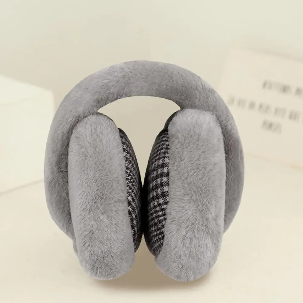 Ear Bag Fashionable Unisex Ultra-thick Folding Earmuffs Super Soft Resistant Winter Ear Warmers for Outdoor Comfort Winter Warm