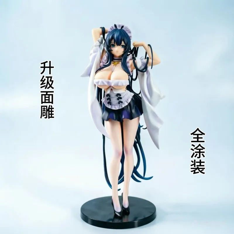 

Аниме-фигурка Azur Lane Indomitable Maid: стоящая красивая девушка, коллекционная модель из ПВХ, настольное украшение, подарок для взрослых коллекционеров