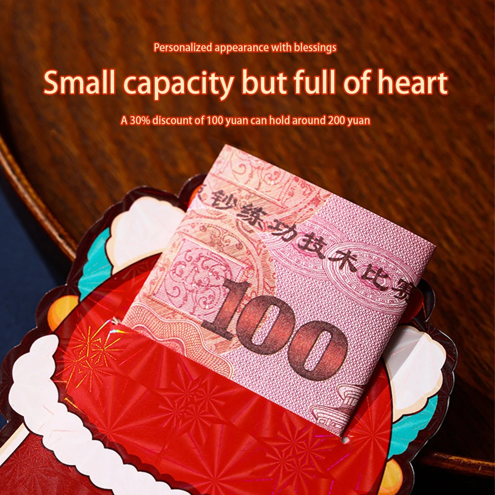 Happy And Auspicious Red Envelope Outstanding Texture New Year Red Envelopes Unique Design Not Easy To Fold Festive Atmosphere