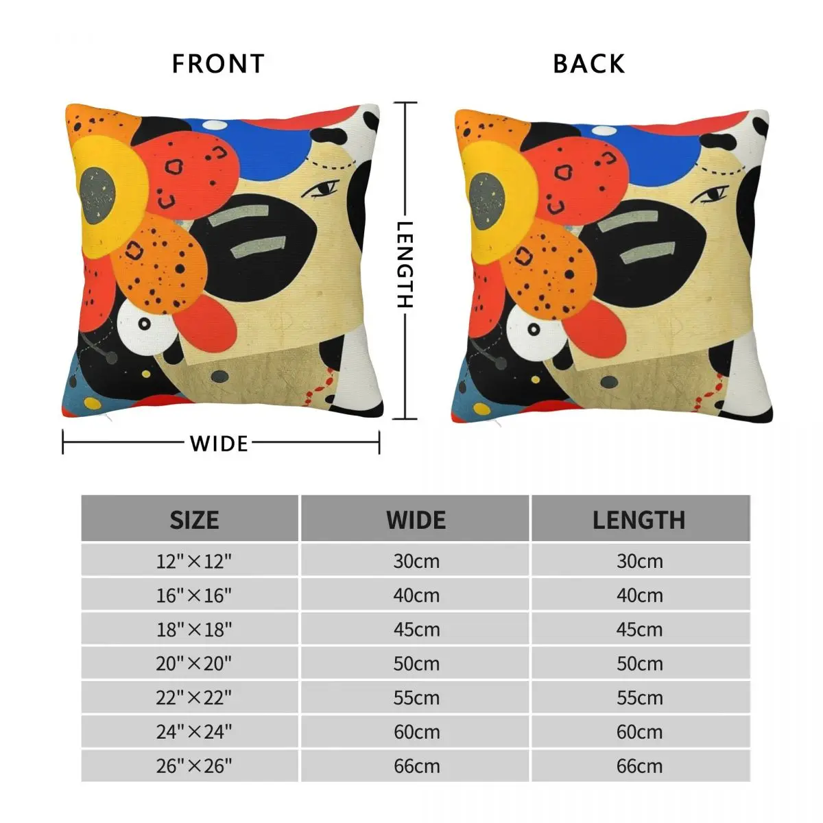 Niki De Saint Phalle Square Pillowcase Polyester Linen Velvet Pattern Zip Decor Throw Pillow Case Bed 18