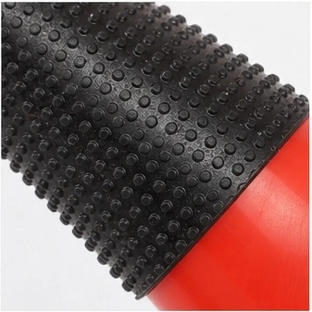 2Pcs Red Marker Cones Tough Windproof Horn Cones Flat Base Football Obstacle Outdoor Sports Training Boundary Sign