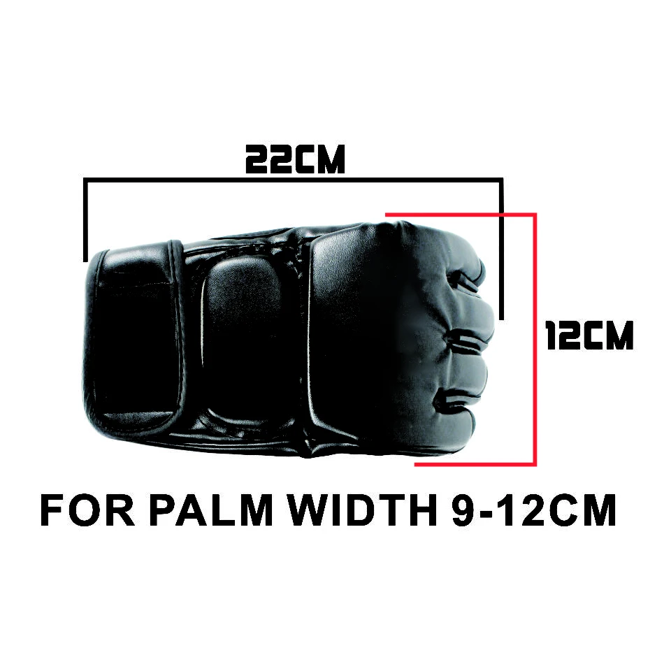 MMA قفازات التدريب شبه اصبع اللكم حقيبة قفازات قفازات للرجال المهنية كيك بوكسينغ شرارة الملاكمة اللياقة البدنية بولي PU #3